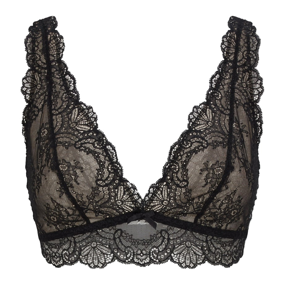 Black Sheer Lace Bralette