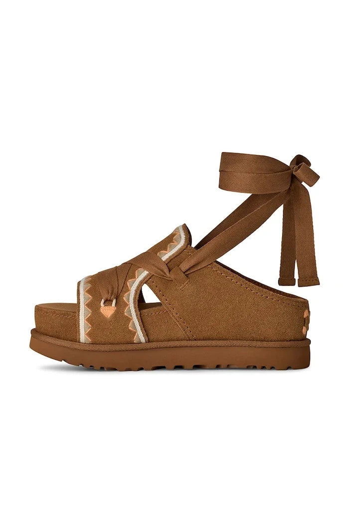 UGG W Goldenstar Hi Artistitch Süet Sandalet