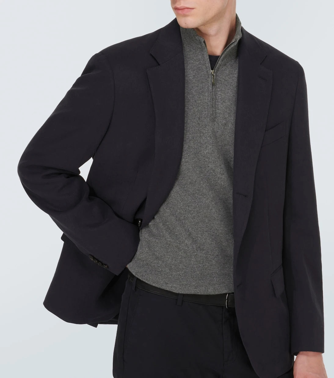 Loro Piana - Cashmere half-zip sweater
