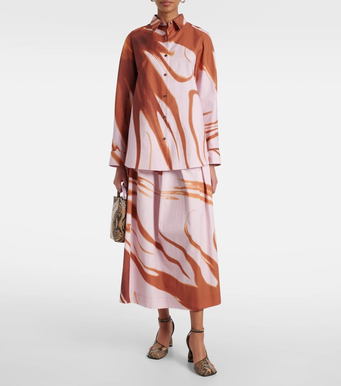 Dries Van Noten - قميص قطني مطبوع