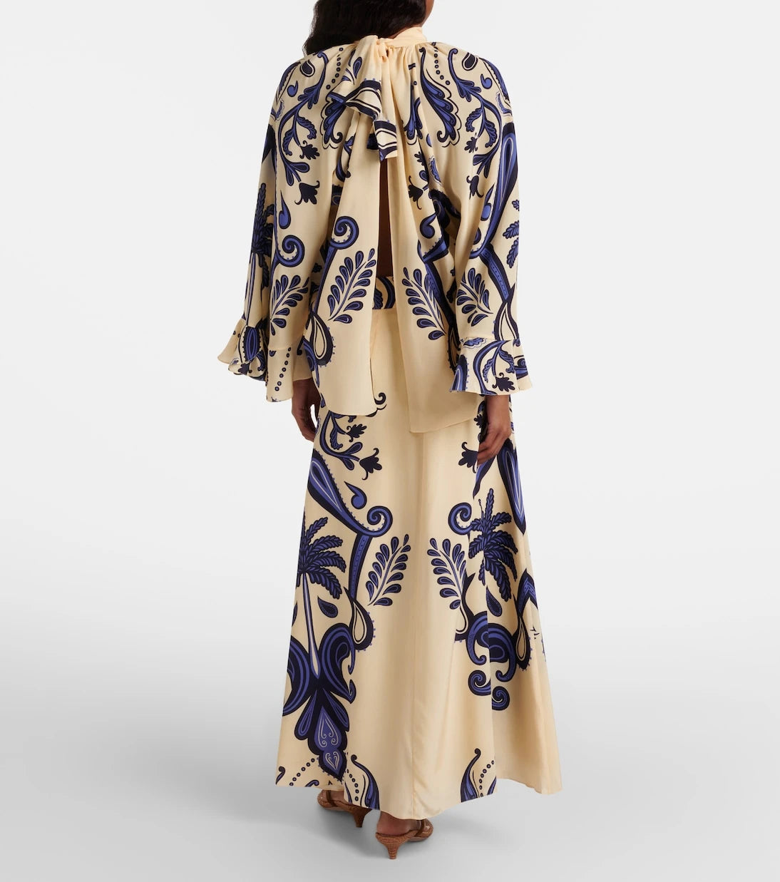 Johanna Ortiz - Paisley silk maxi skirt