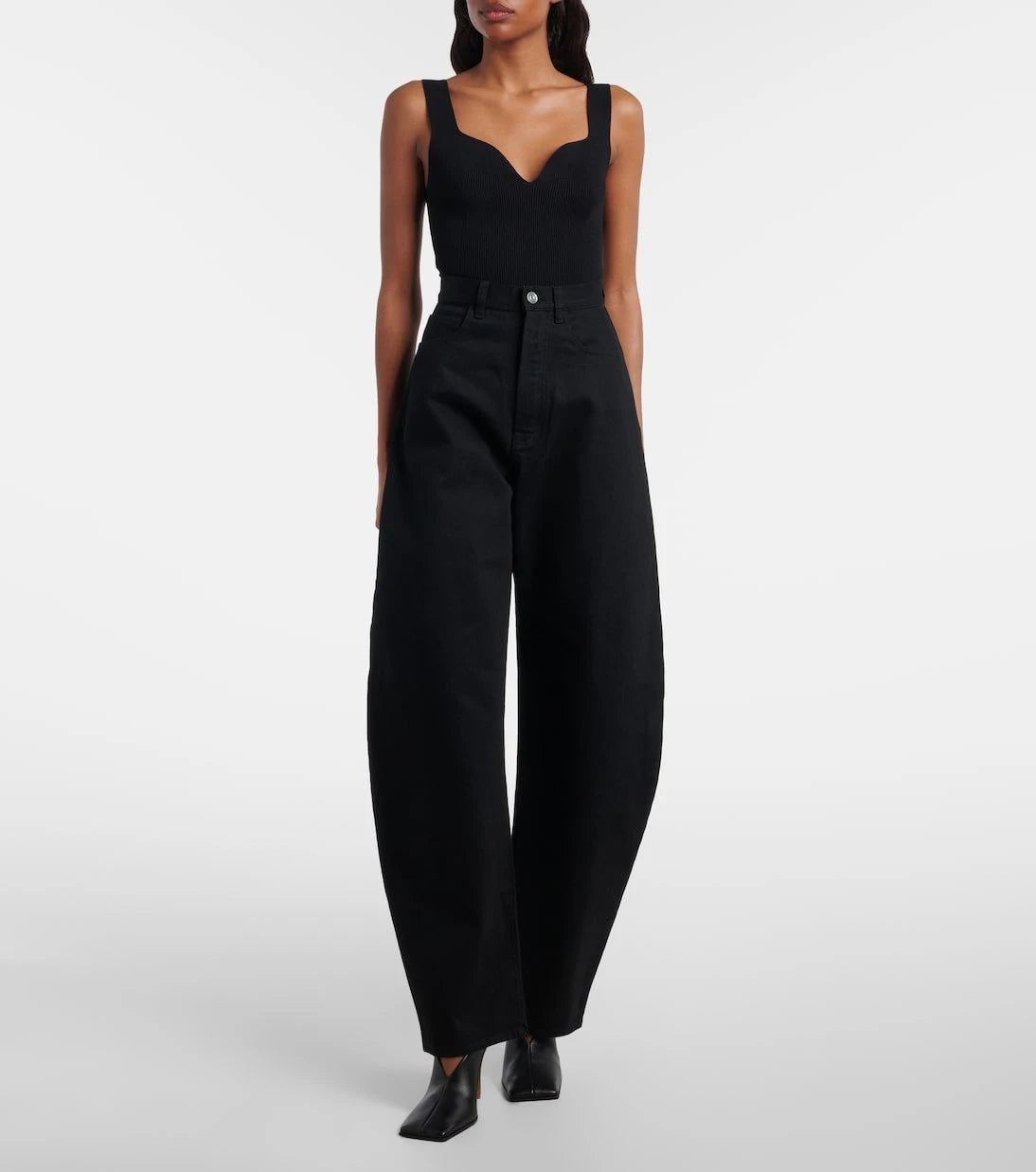 Alaïa - Ribbed-knit bodysuit