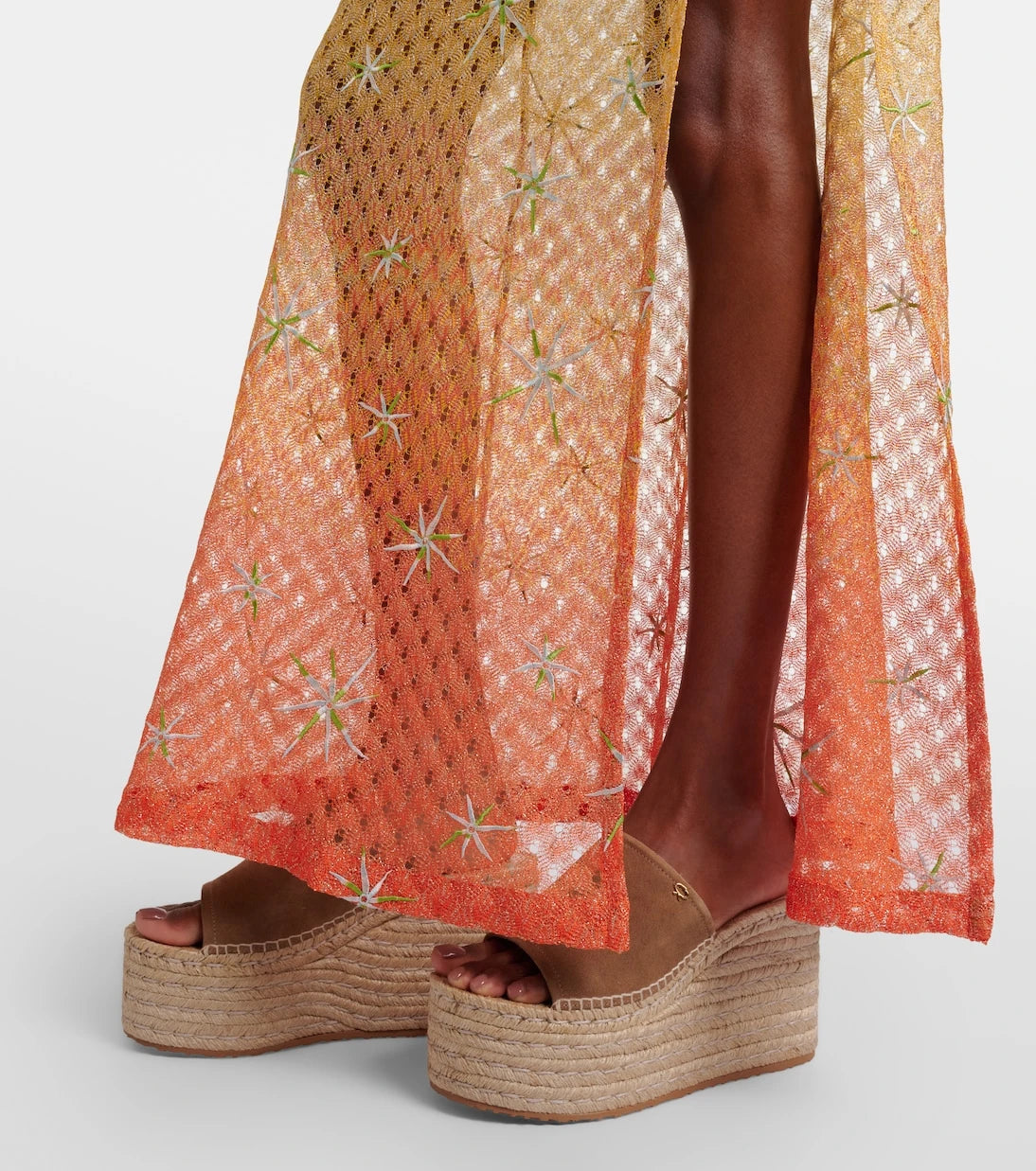 Gianvito Rossi - Suede espadrille wedges