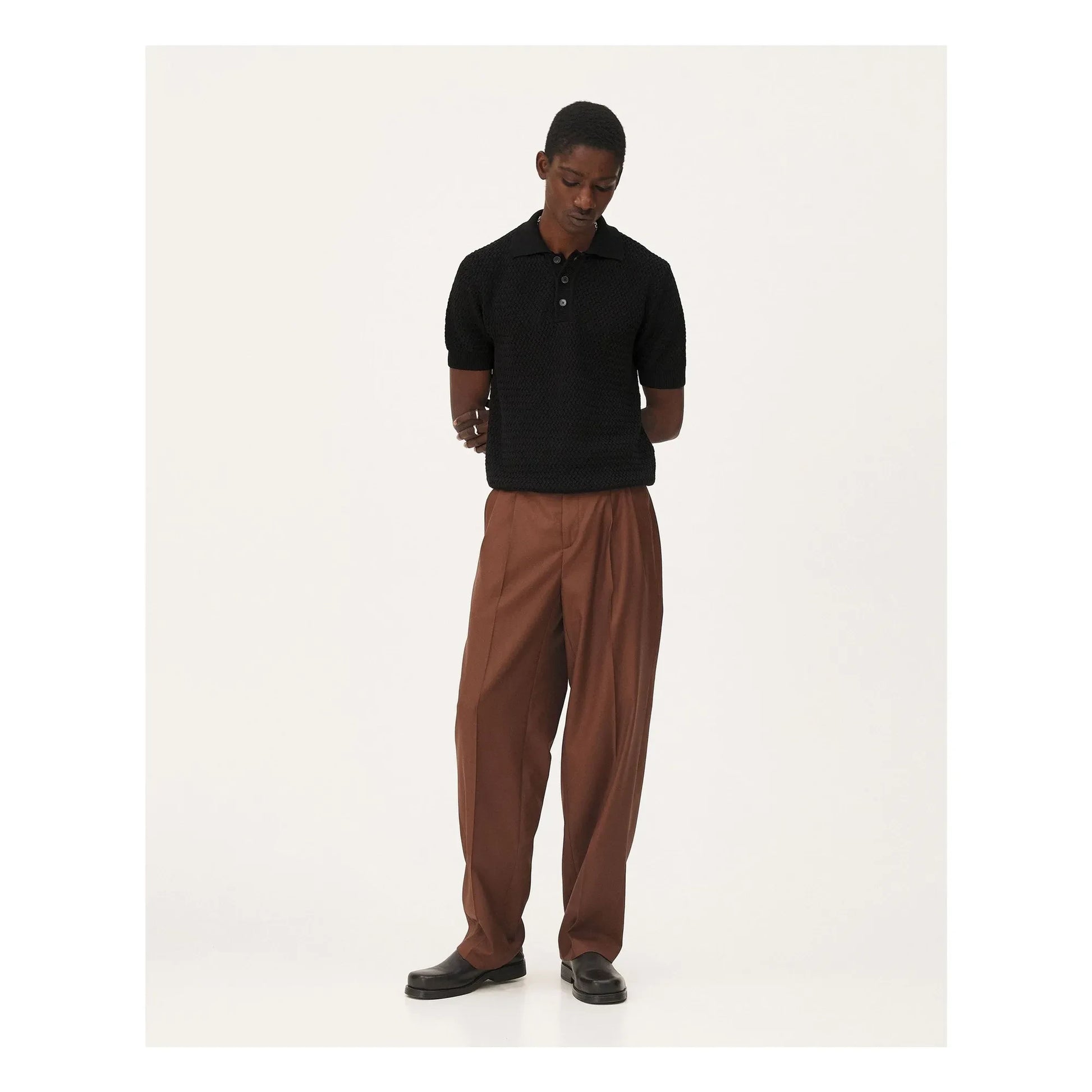 Noyoco - Haring organic cotton polo shirt | Black