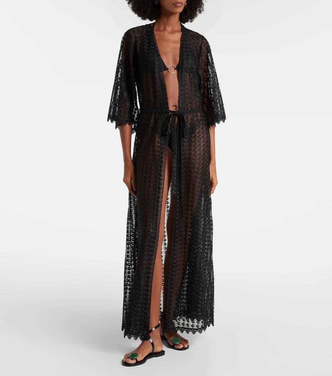 Melissa Odabash - Talitha semi-sheer kaftan
