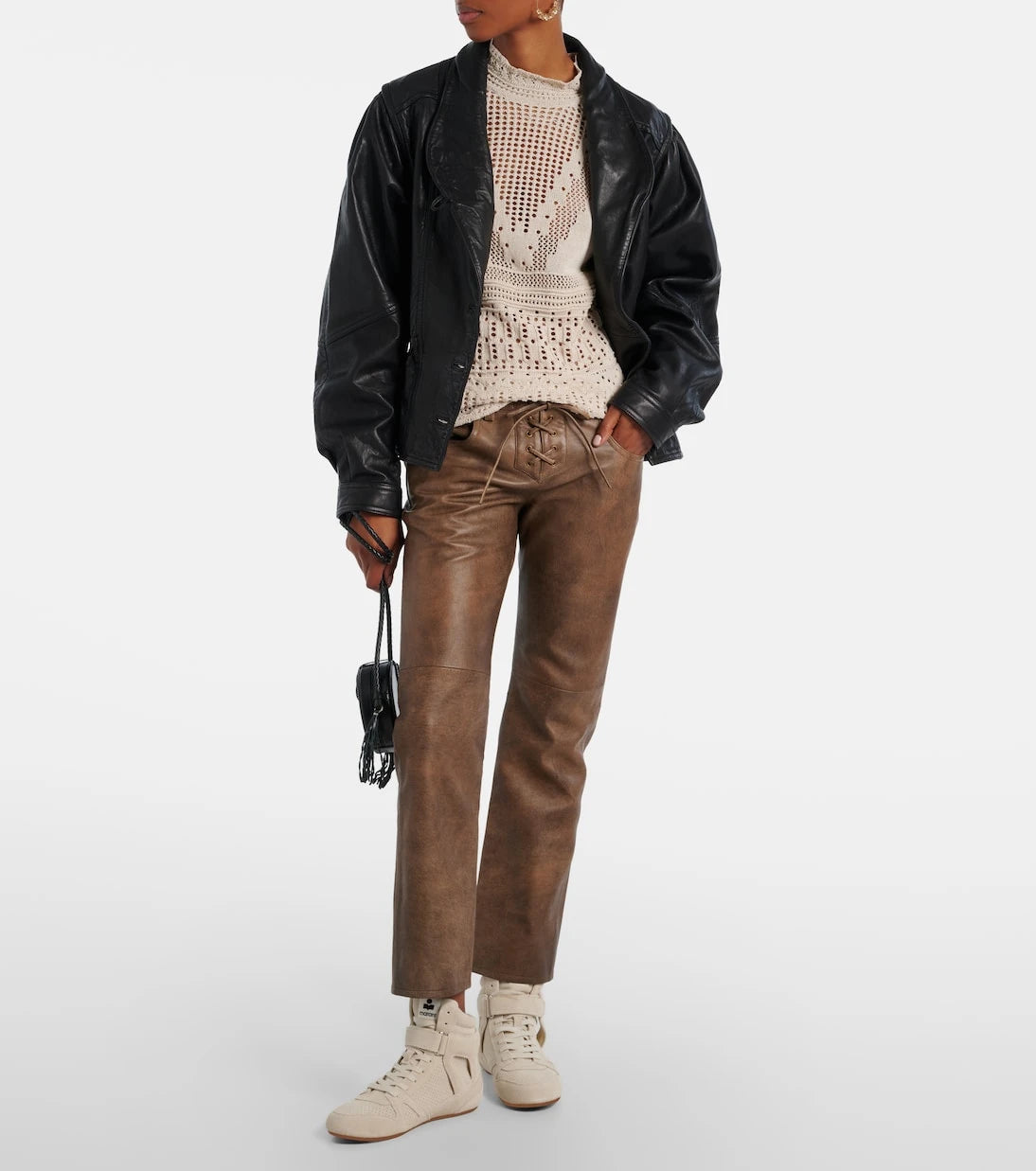 Isabel Marant - Senny suede high-top sneakers