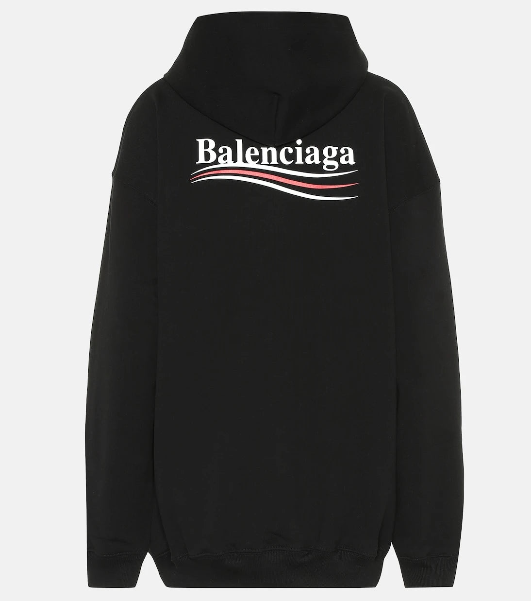 Balenciaga - هودي قطني بشعار العلامة
