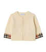 Burberry Kids Cashmere Check-Trim Cardigan and Trousers Set (1-18 Months)