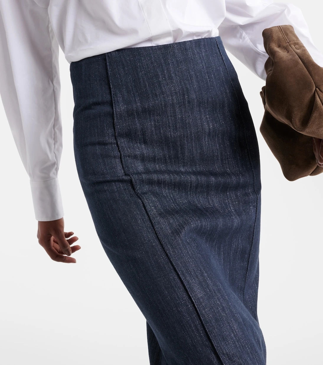 Brunello Cucinelli - Cotton-blend maxi skirt