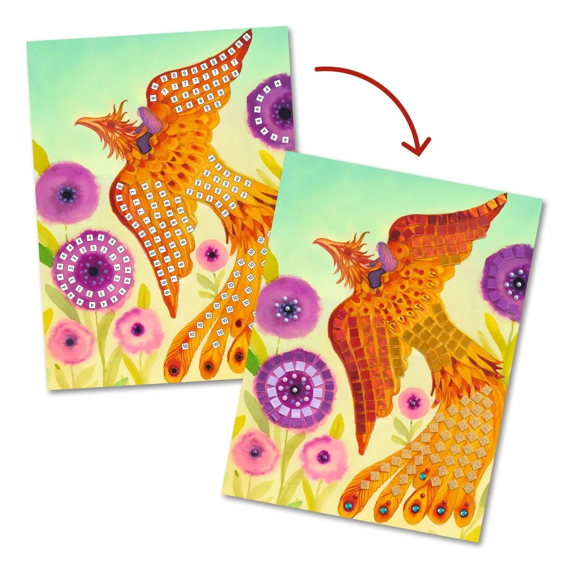 Djeco - Legendary creatures collage