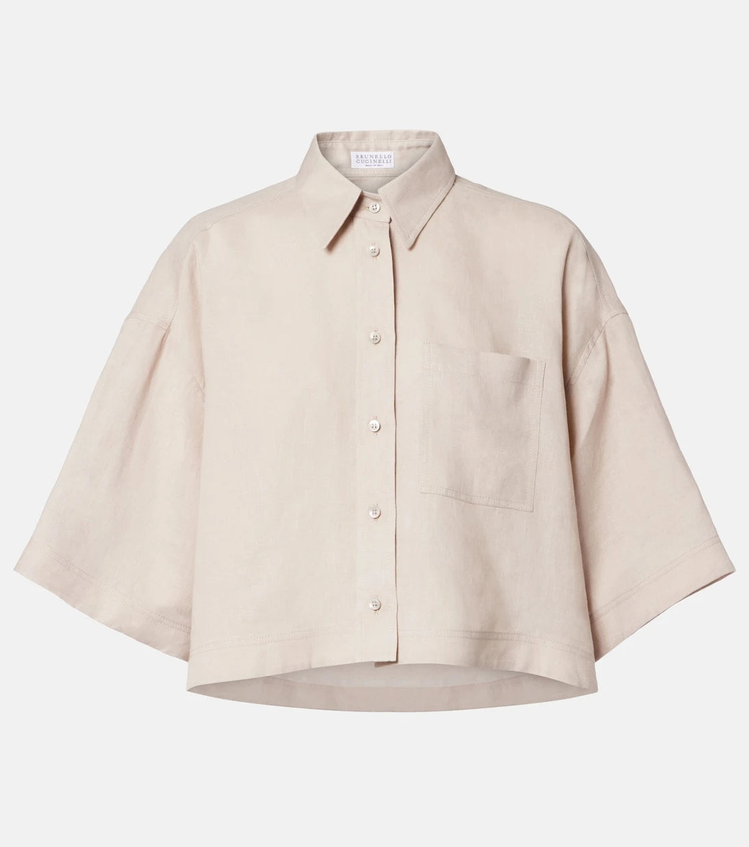 Brunello Cucinelli - Oversized linen shirt