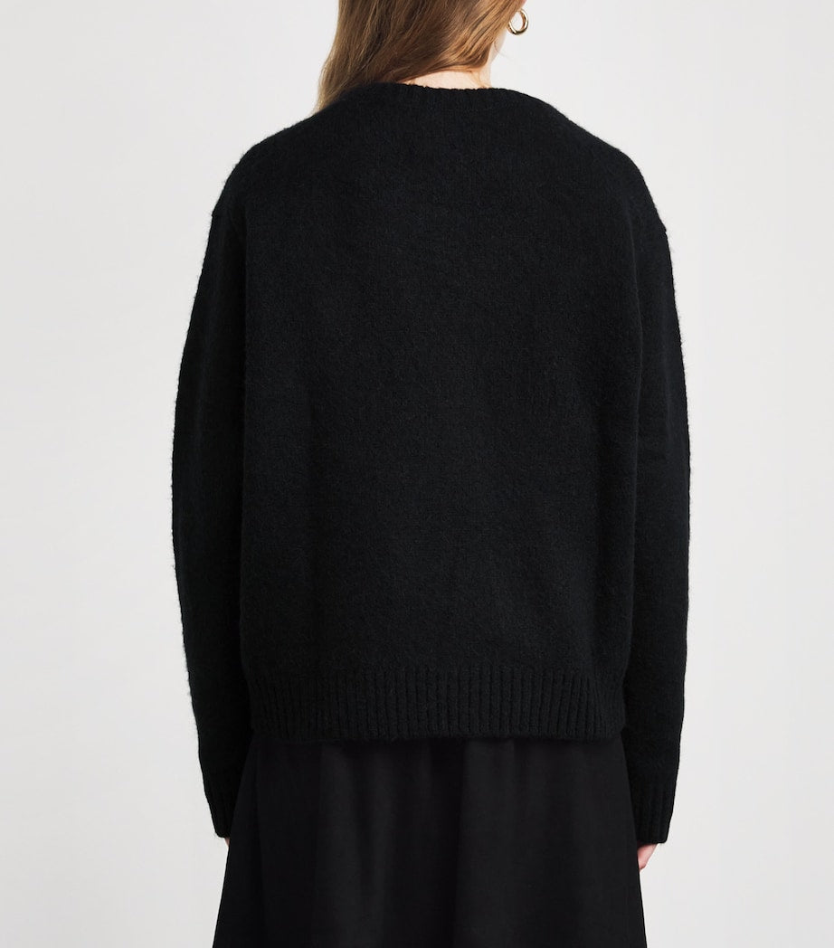 Wool-Blend Ralph and Ricky Bear Sweater POLO BLACK MULTI