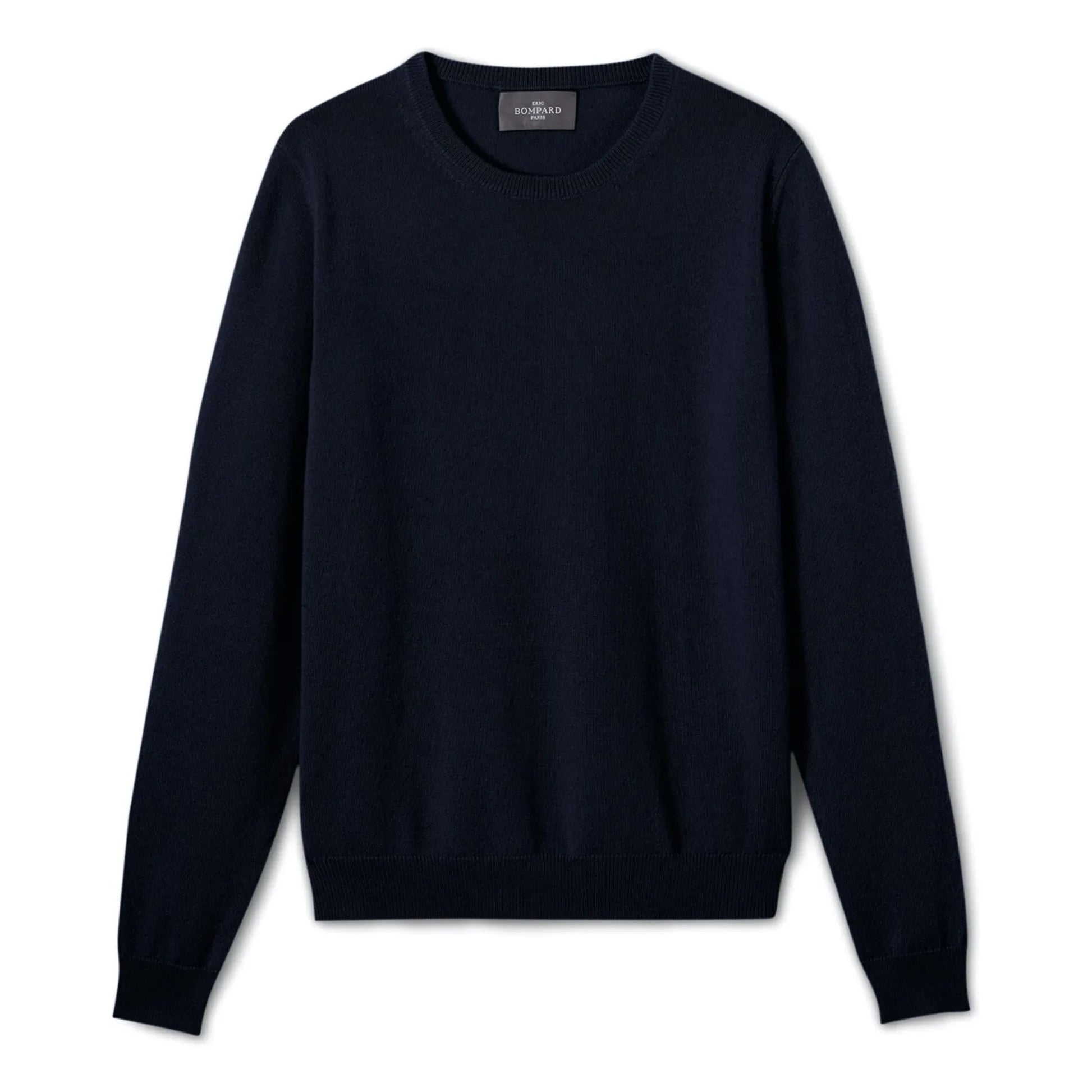 Bompard - Classic Cashmere Round Neck Sweater | Navy blue