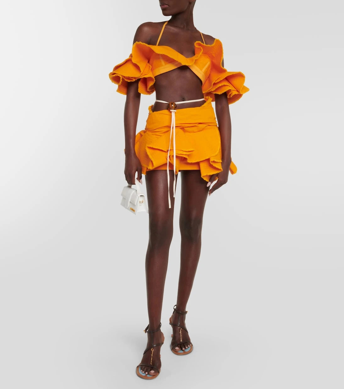 Jacquemus - La Brassière Artichaut cotton crop top