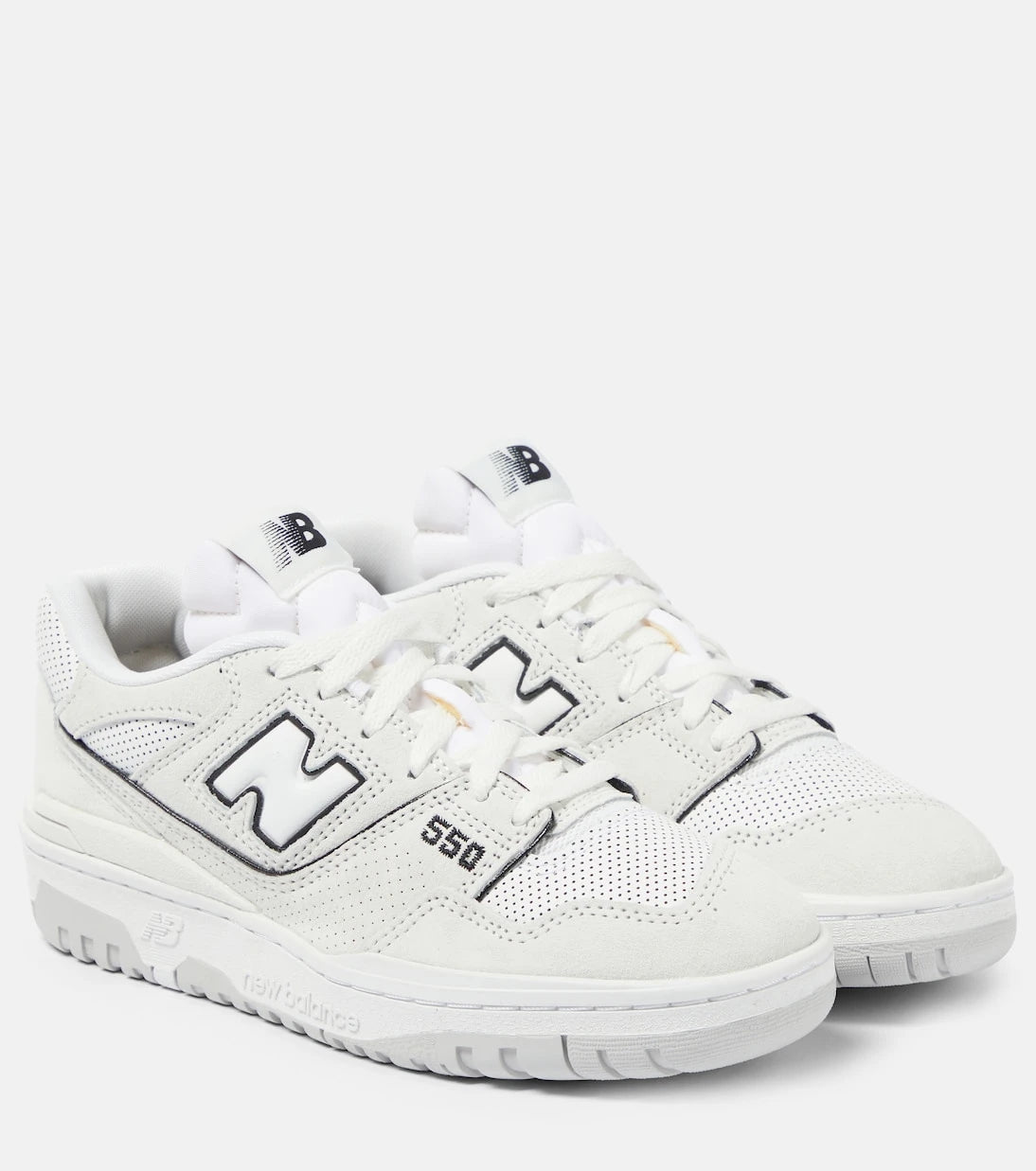 New Balance - حذاء سنيكرز 550 جلدي