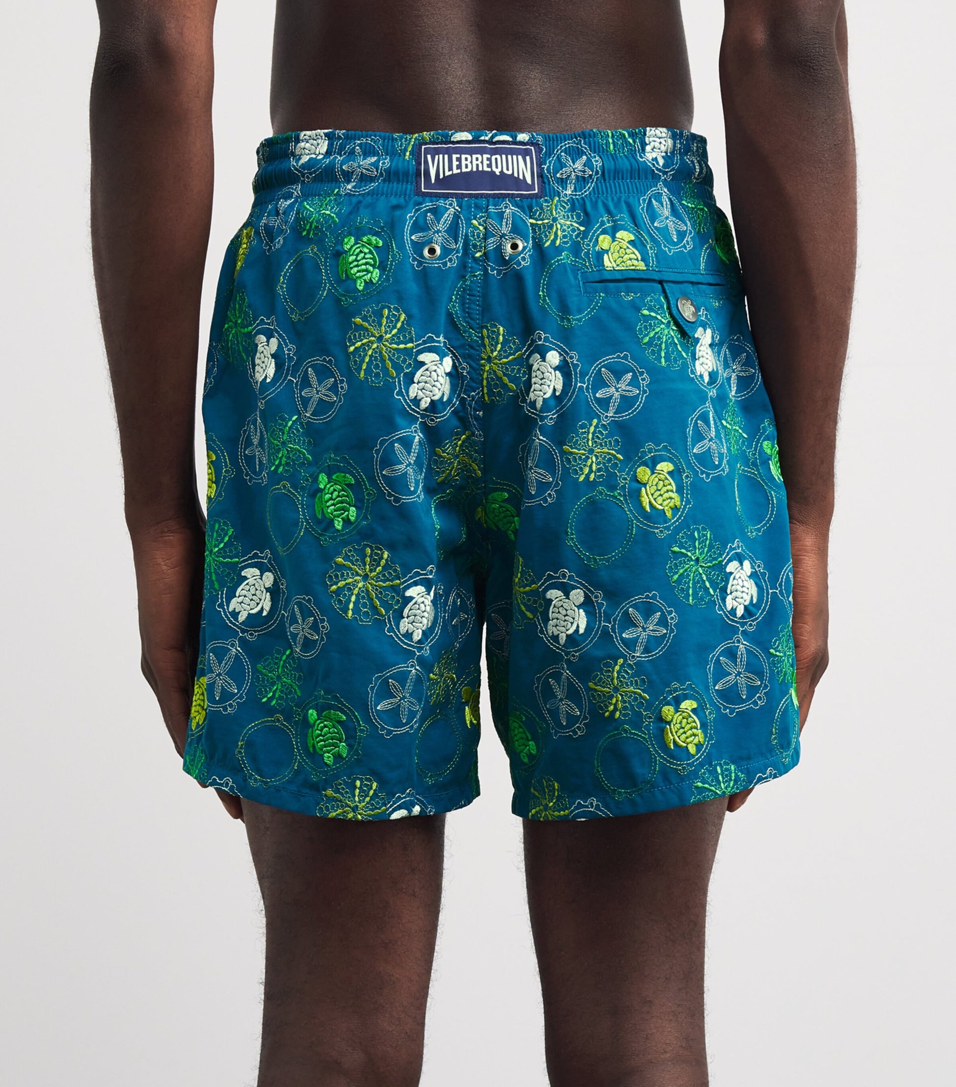 Embroidered Mistral Swim Shorts