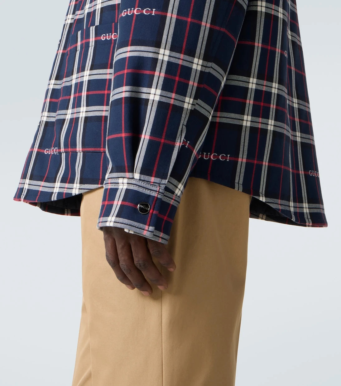 Gucci - Plaid cotton shirt