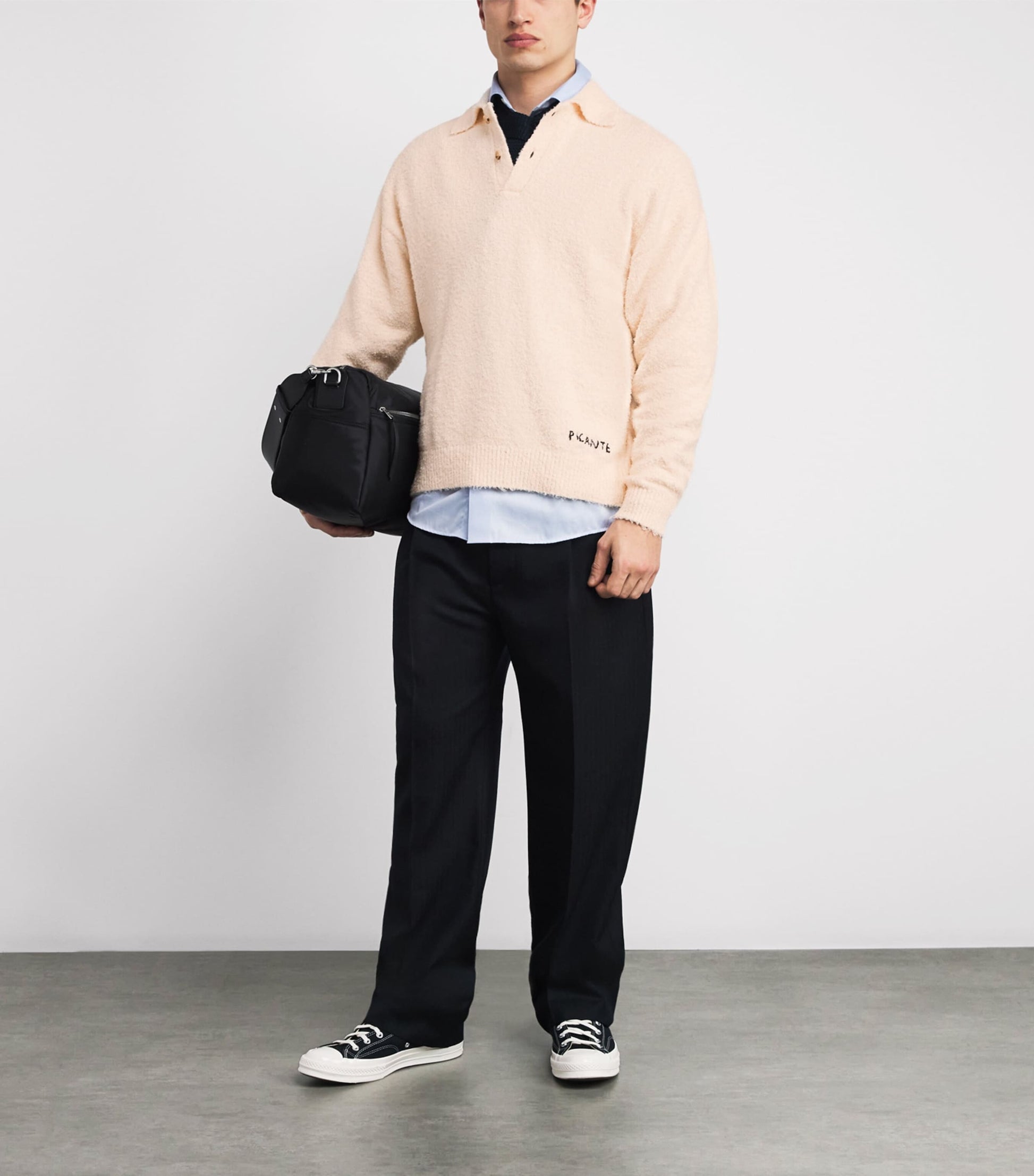 Picante Cotton-Blend Shaggy Polo Shirt