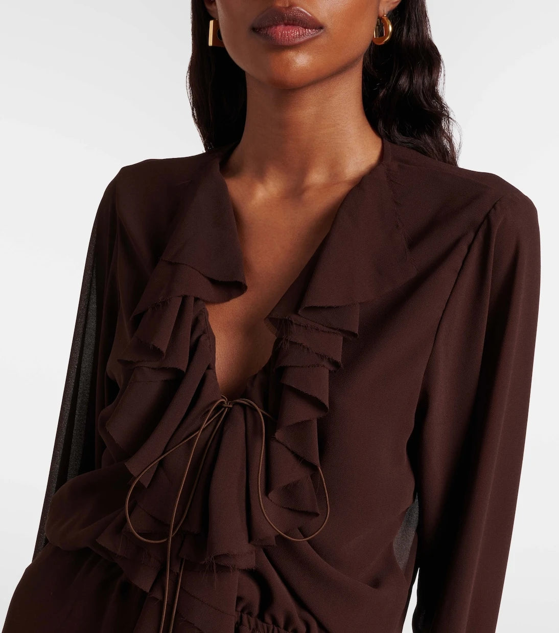 Bananhot - Bellen ruffled minidress