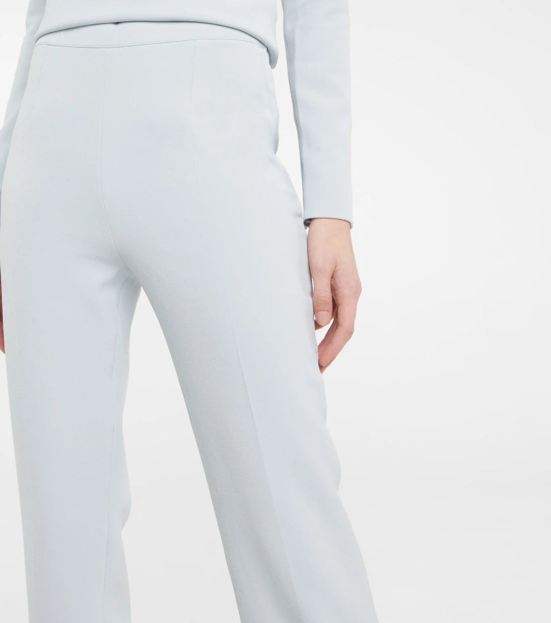 Safiyaa - Alexa high-rise flared crêpe pants