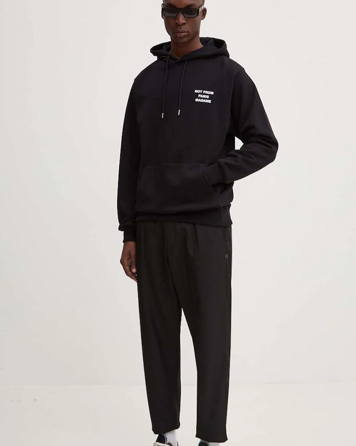 Drôle de Monsieur Le Hoodie Slogan Pamuklu Sweatshirt