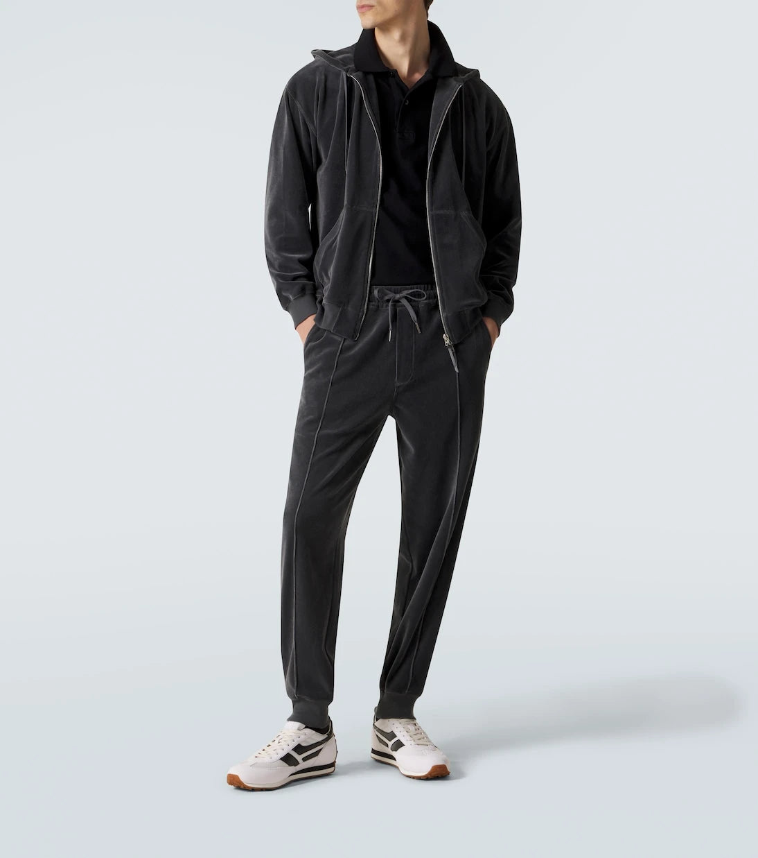 Tom Ford - Cotton-blend velour sweatpants