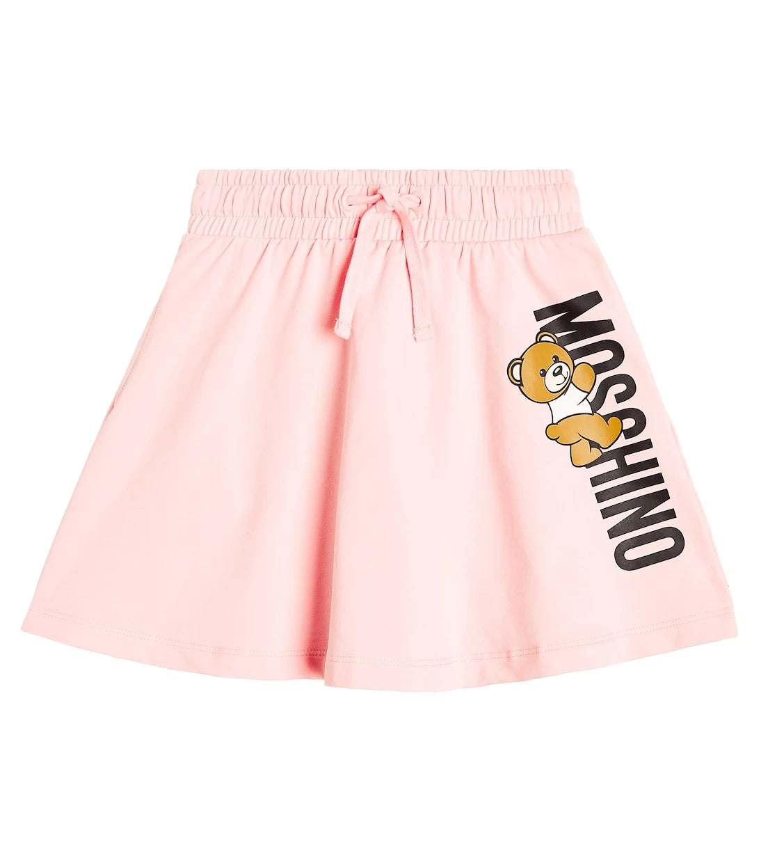 Moschino Kids - تنورة بشعار العلامة التجارية من مزيج القطن