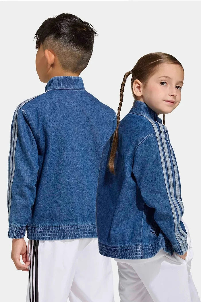 Детско дънково яке adidas Originals