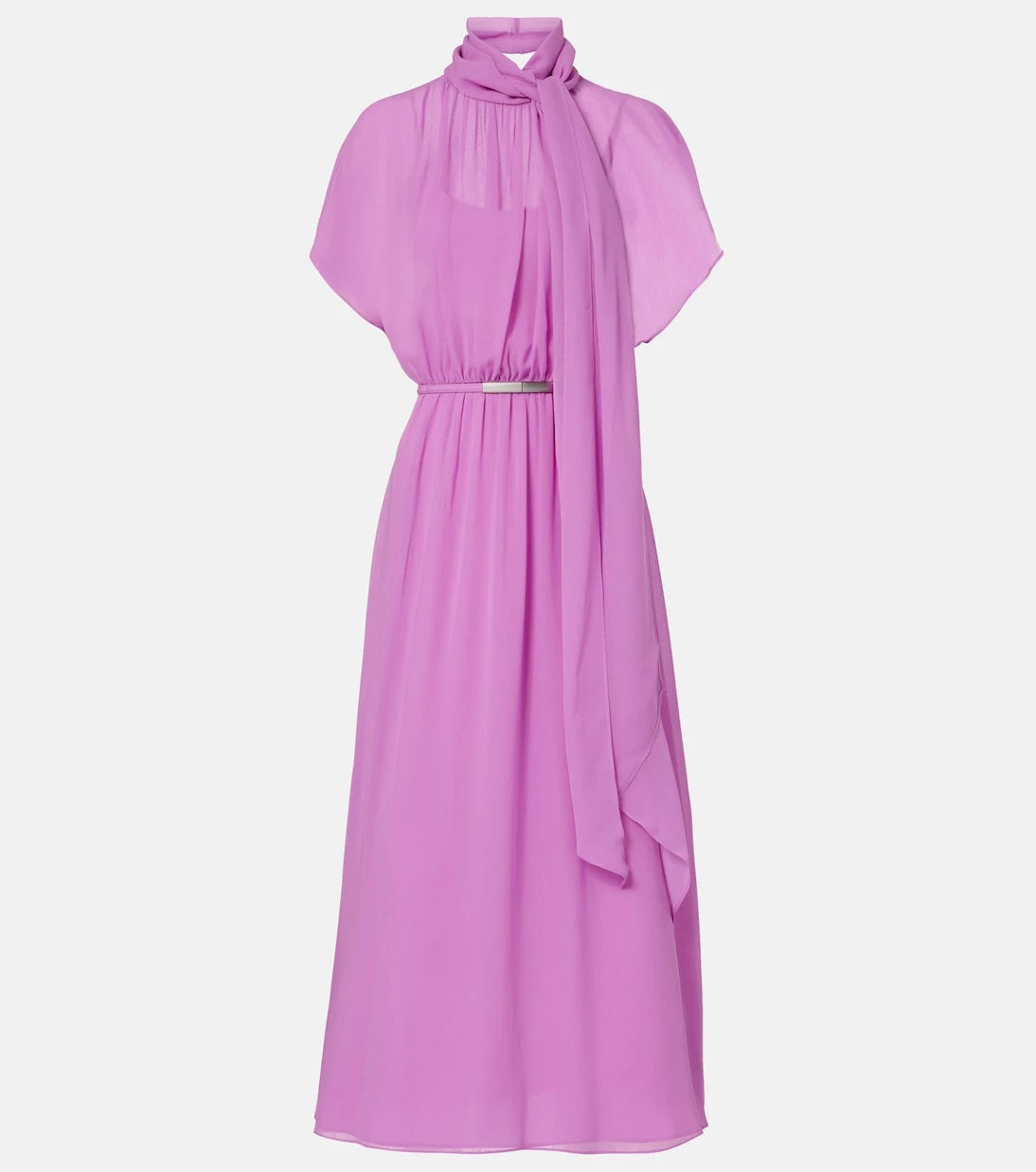 Max Mara - Pineta silk georgette maxi dress