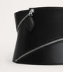 Black Spiral-Zip Corset Belt