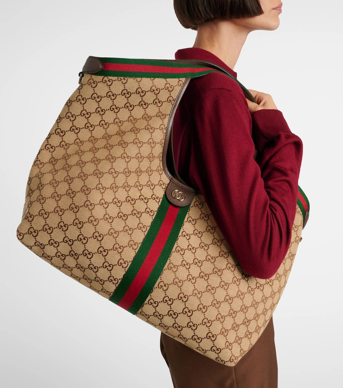 Gucci - Gucci Giglio GG Canvas Large tote bag