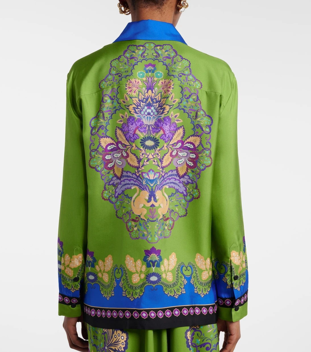 La DoubleJ - Boy printed silk shirt