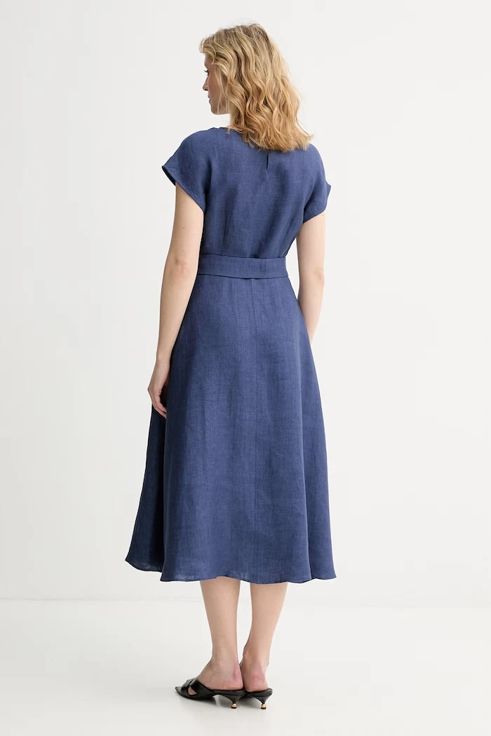 Weekend Max Mara рокля от лен ESORDIO