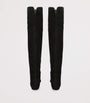 Gianvito Rossi Black Suede Over-The-Knee Boots