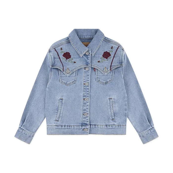 Детско яке Levi's OVERSIZED WESTERN TRUCKER