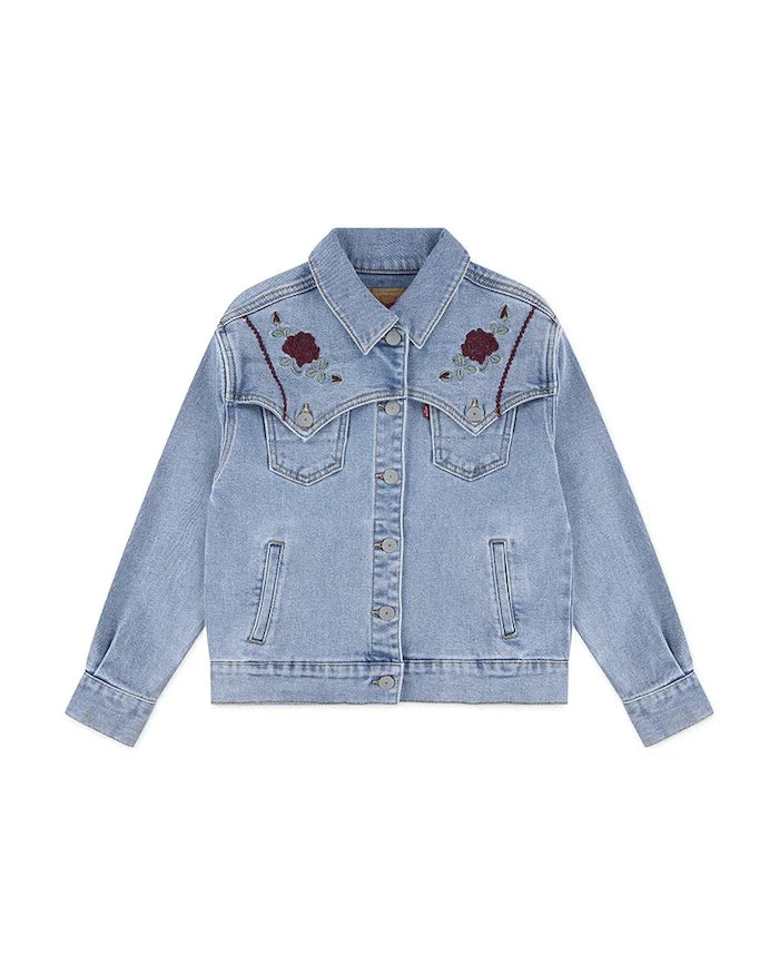 Детско яке Levi's OVERSIZED WESTERN TRUCKER