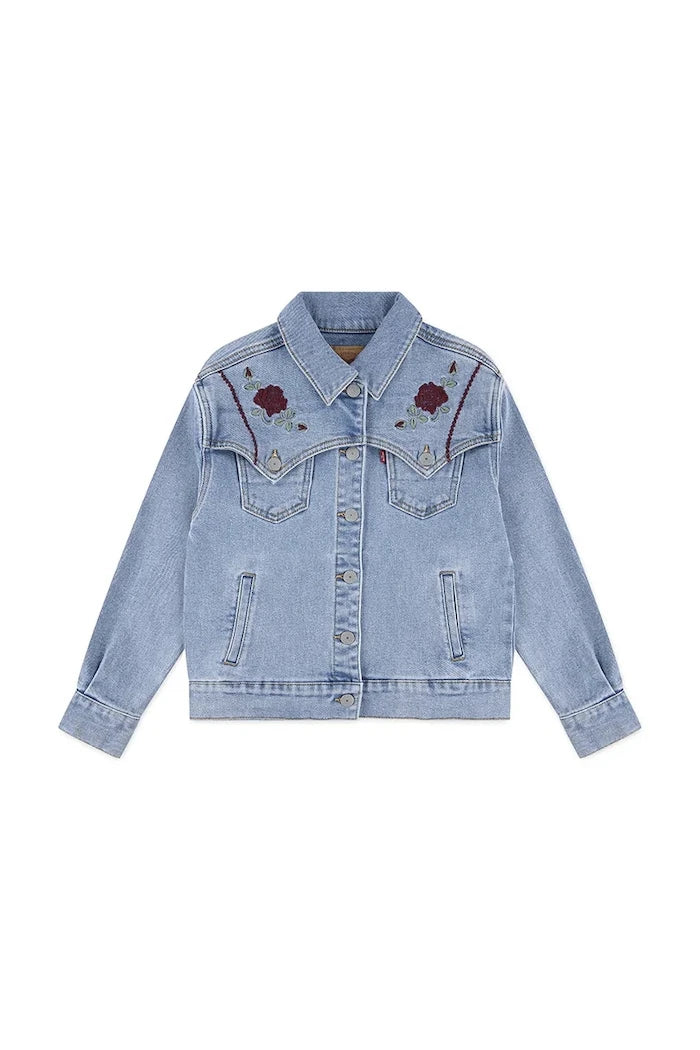 Детско яке Levi's OVERSIZED WESTERN TRUCKER