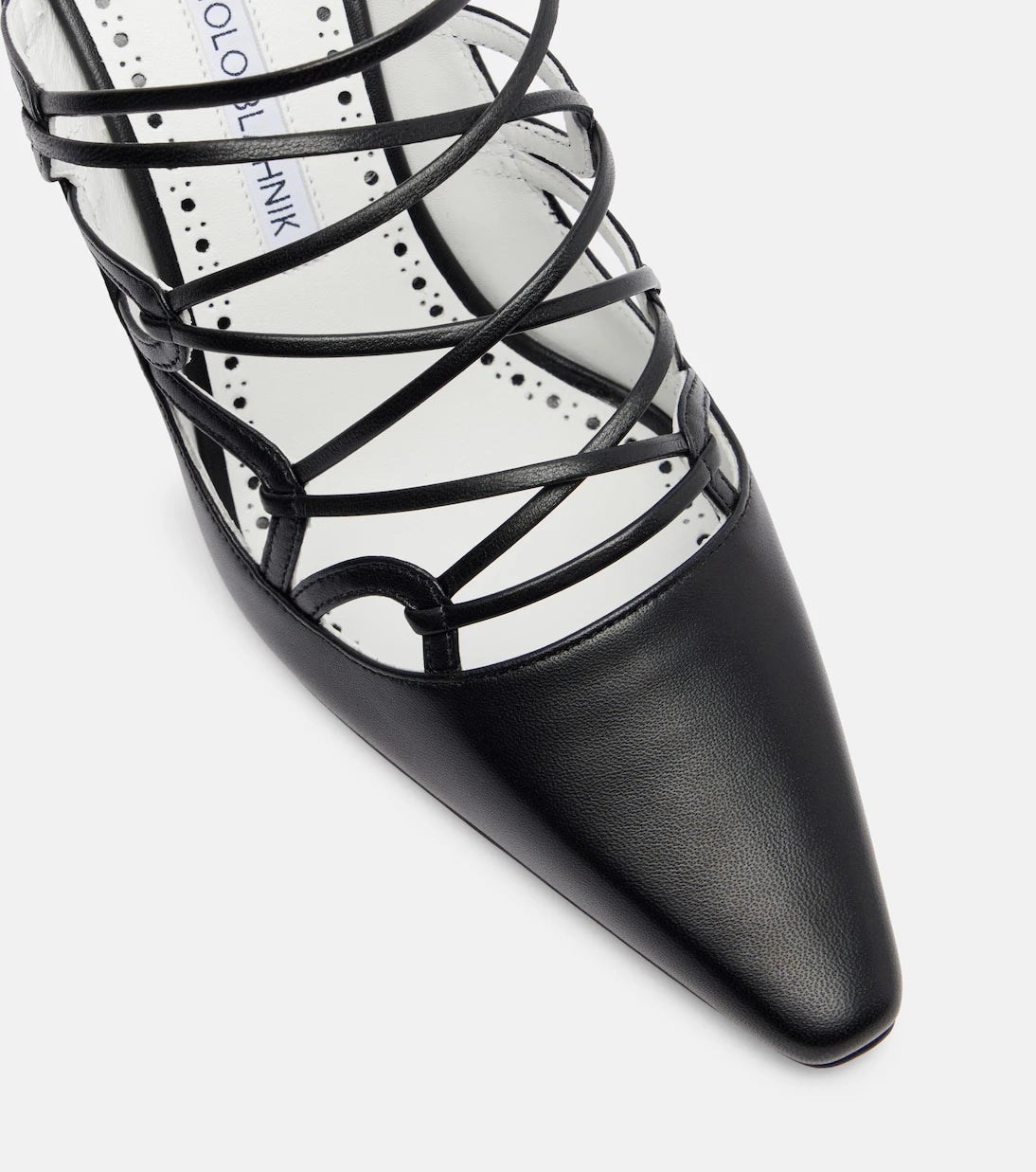 Manolo Blahnik - Netas 90 leather mules
