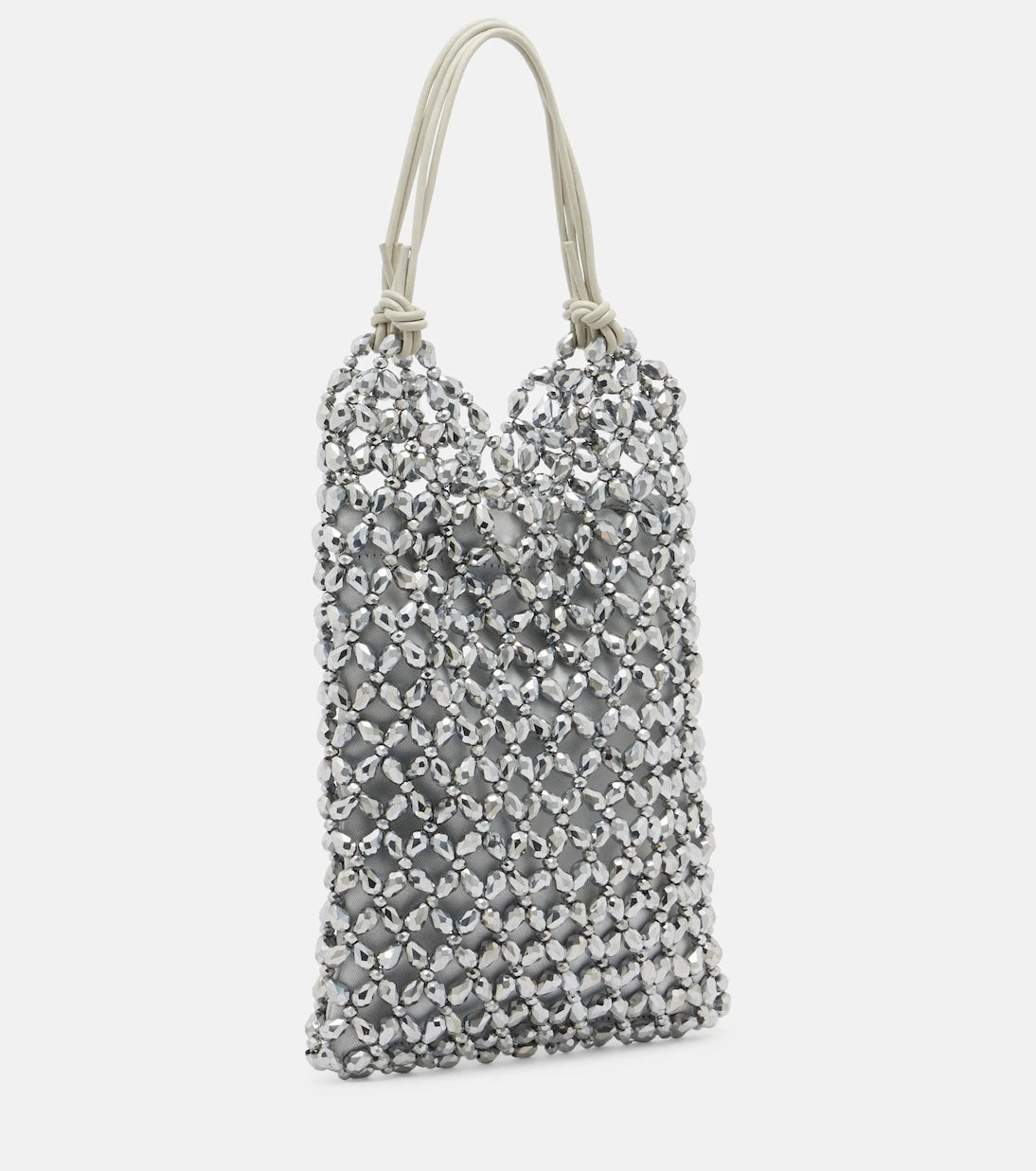 Staud - Karla beaded top-handle bag