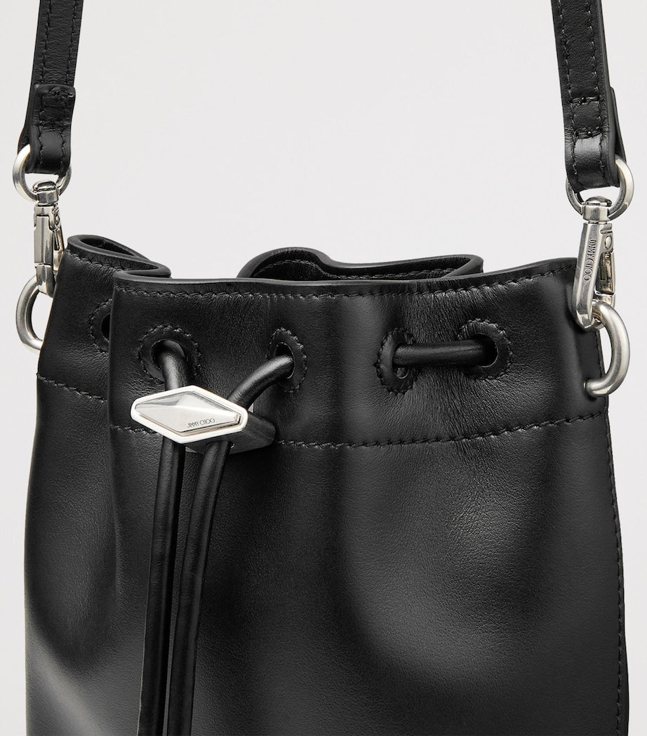 Black Mini Cinch Bucket Bag