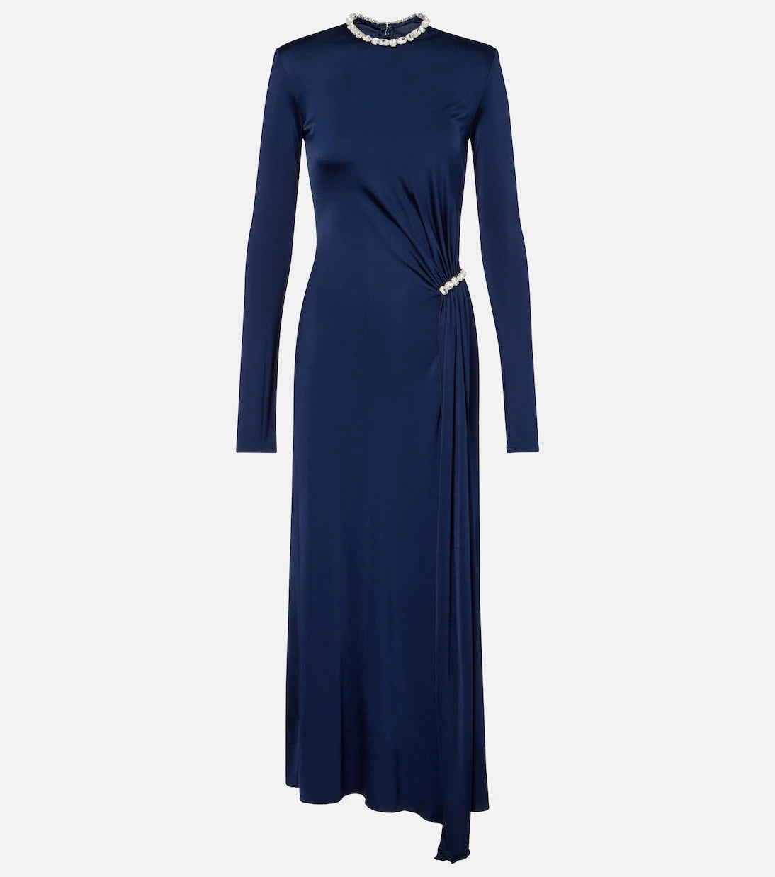 David Koma - Crystal-embellished gathered midi dress