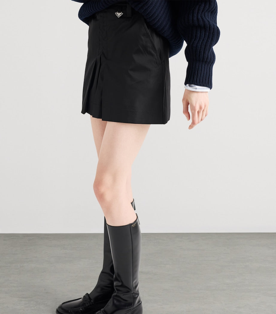 Prada Black Re-Nylon Mini Skirt