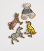 Embroidered Animal Patches (Set of 8)