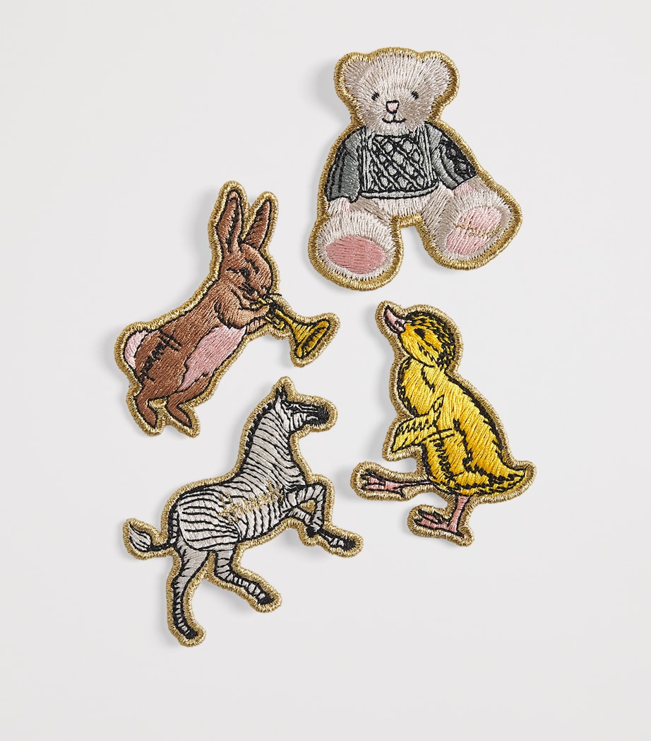 Embroidered Animal Patches (Set of 8)