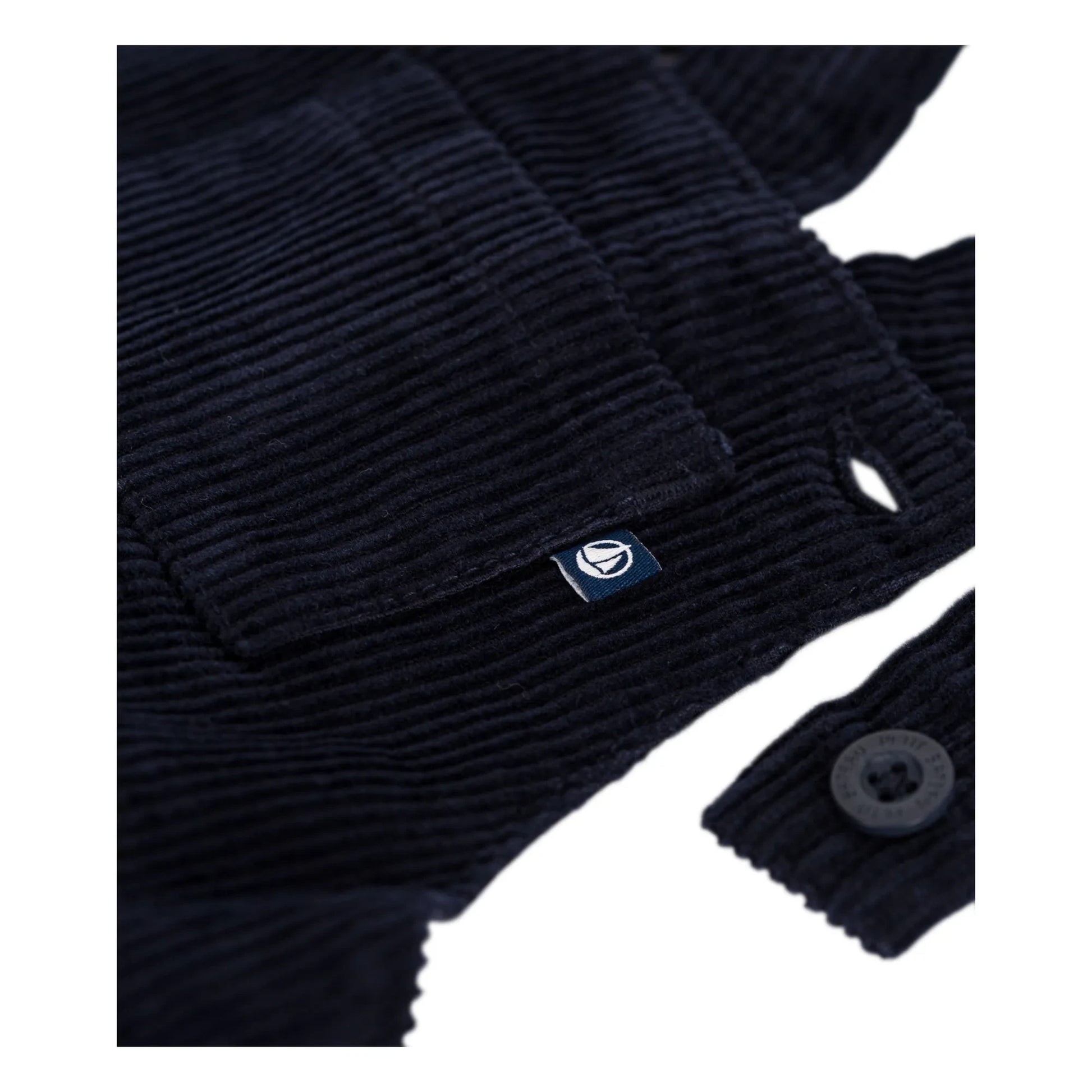 Petit Bateau - Corduroy dungarees | Navy blue