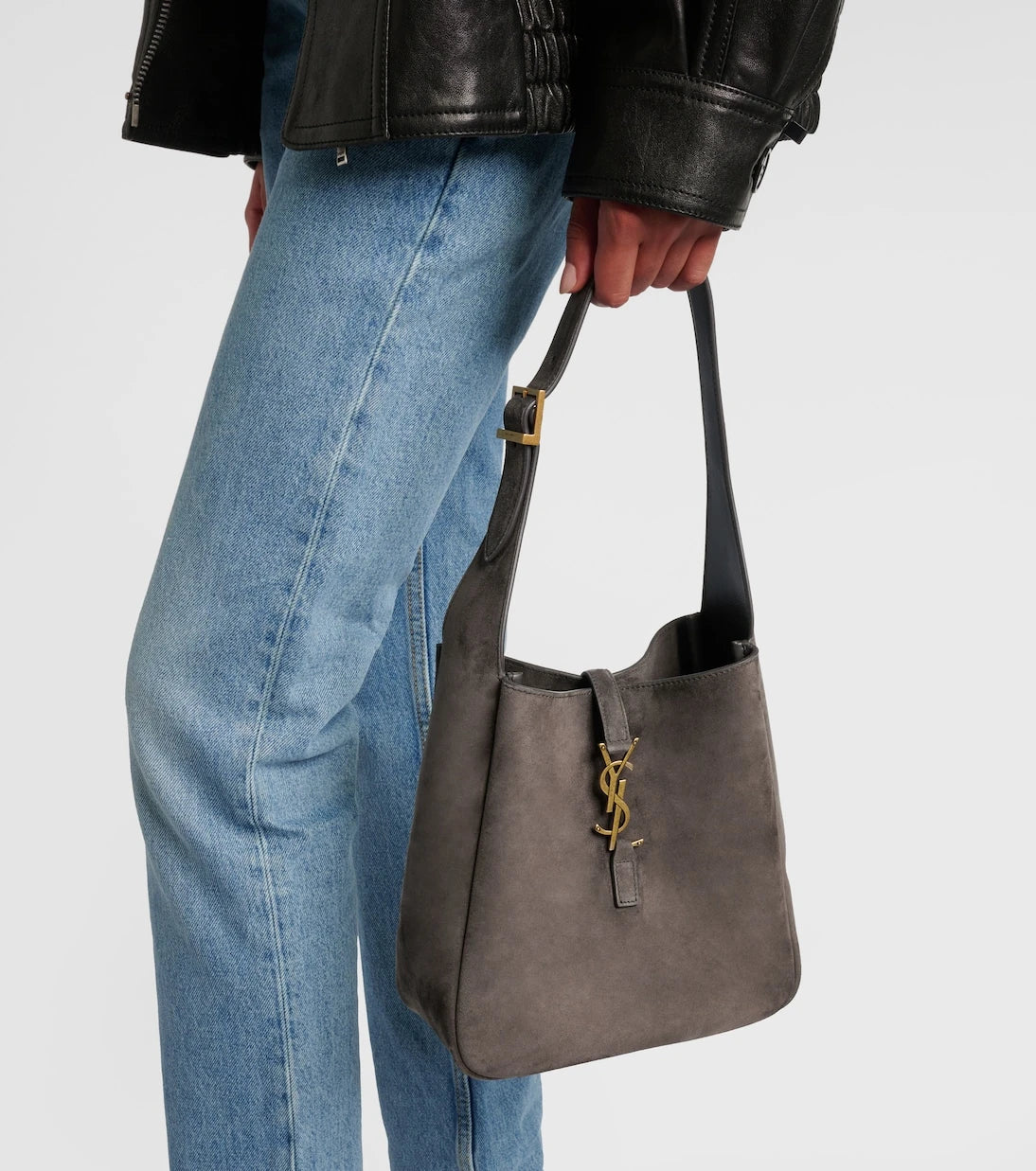 Saint Laurent - Le 5 à 7 Supple Small suede shoulder bag