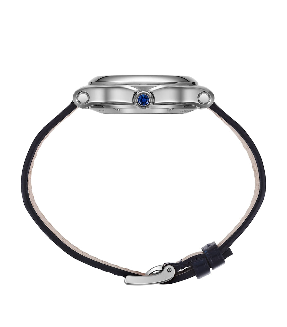 Stainless Steel and Diamond Happy Sport Automatic Watch 33mm