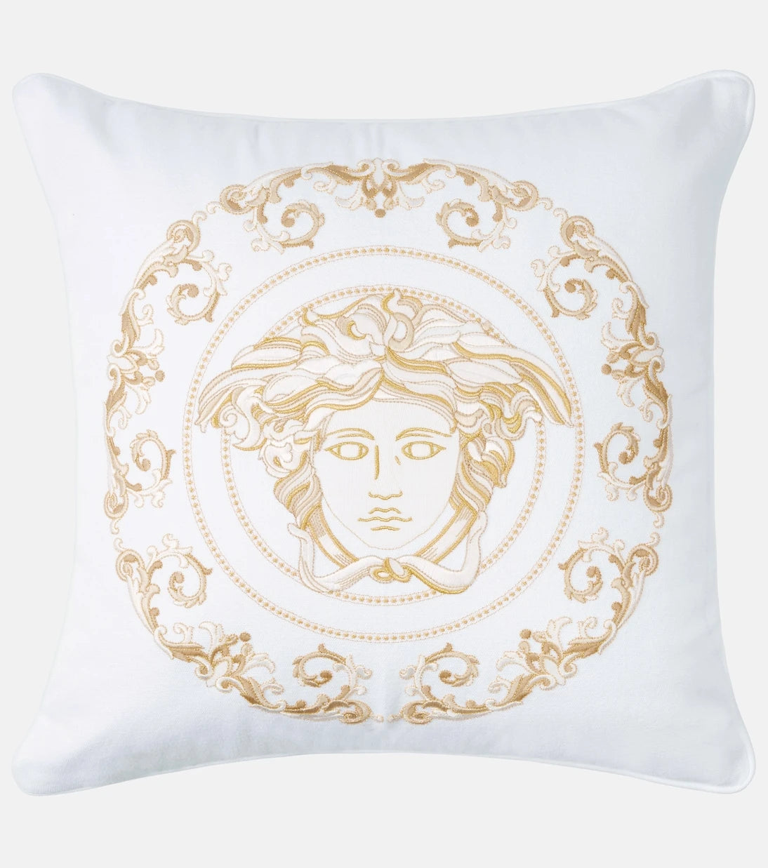 Versace Home - Medusa Gala embroidered cushion