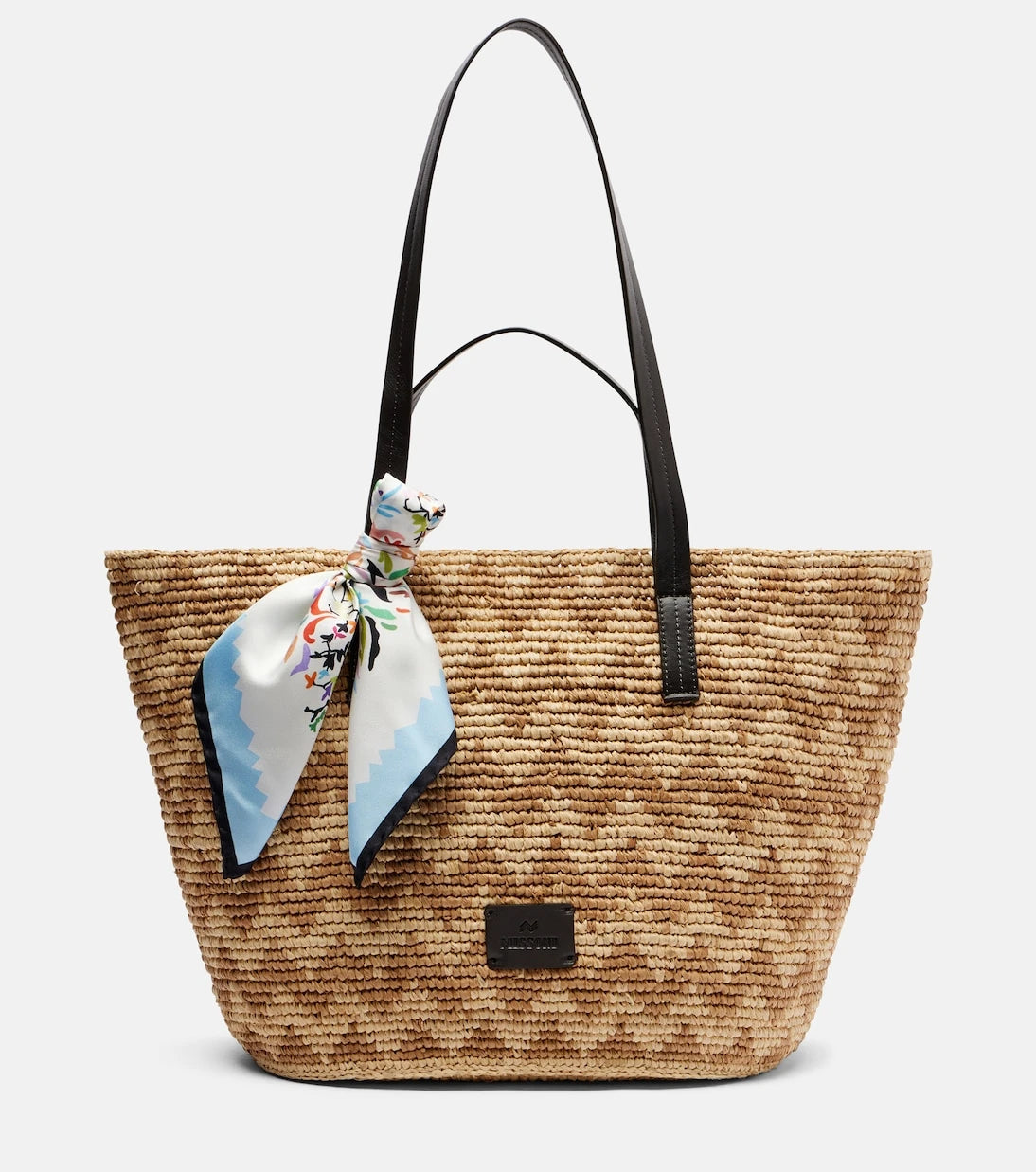 Missoni - Zigzag Large raffia basket bag