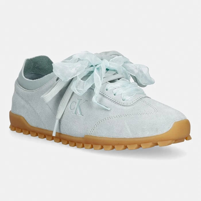 Calvin Klein LOW PROFILE RUN MG SUE DB LACES маратонки дамски от кожа